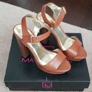 Size 8 Material Girl Platform Sandals BNIB